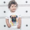 Pug art T-shirt