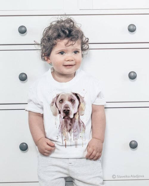 Weimaraner art T-shirt
