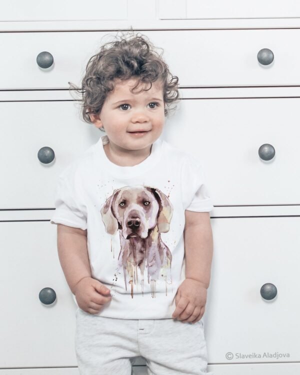 Weimaraner art T-shirt