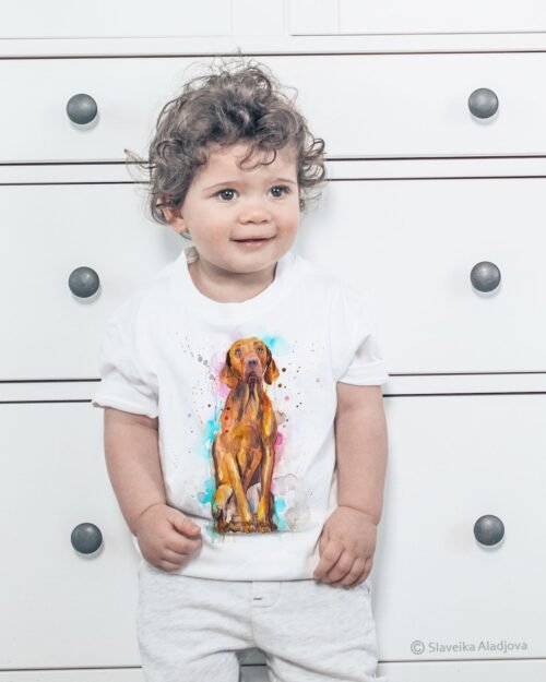 Vizsla Dog art T-shirt