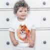 Pomeranian art T-shirt