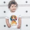 Red Dachshund art T-shirt