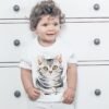 American shorthair cat art T-shirt