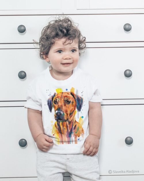 Rhodesian Ridgeback art T-shirt