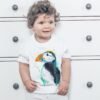 Atlantic puffin art T-shirt