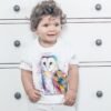 Barn owl art T-shirt