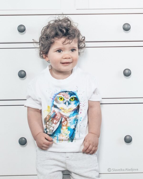 Burrowing owl art T-shirt