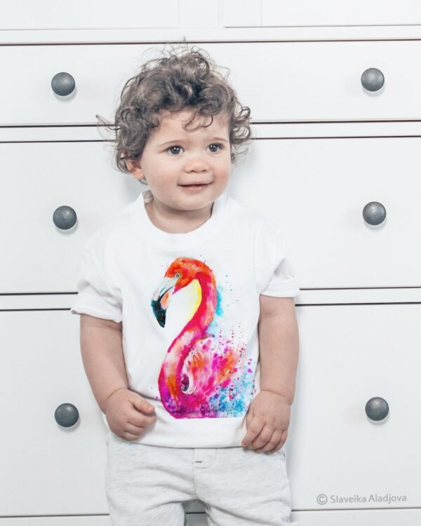 Flamingo art T-shirt