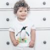 Gentoo penguin art T-shirt
