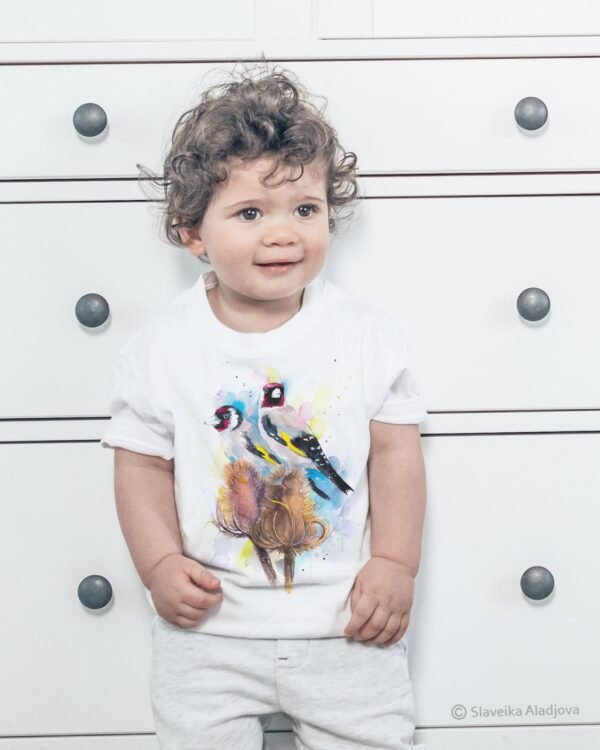 Goldfinch art T-shirt