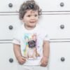Fawn french bulldog art T-shirt