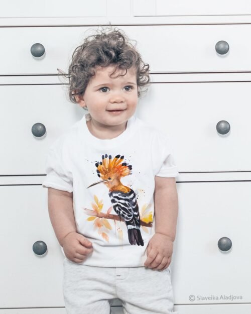 Hoopoe art T-shirt
