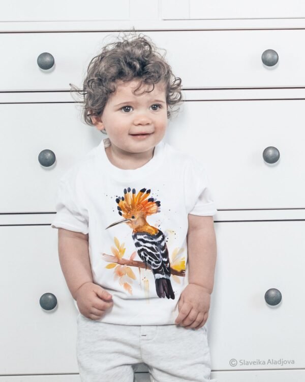 Hoopoe art T-shirt