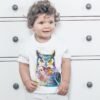 Horned Owl art T-shirt