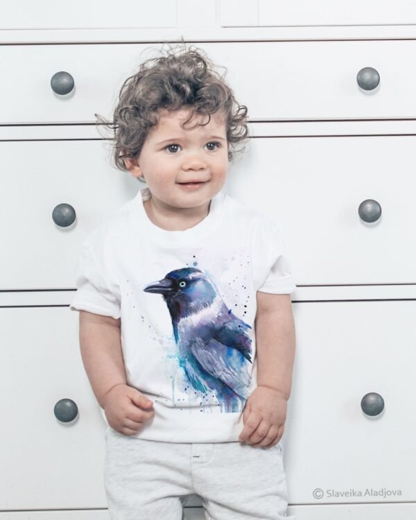 Jackdaw art T-shirt