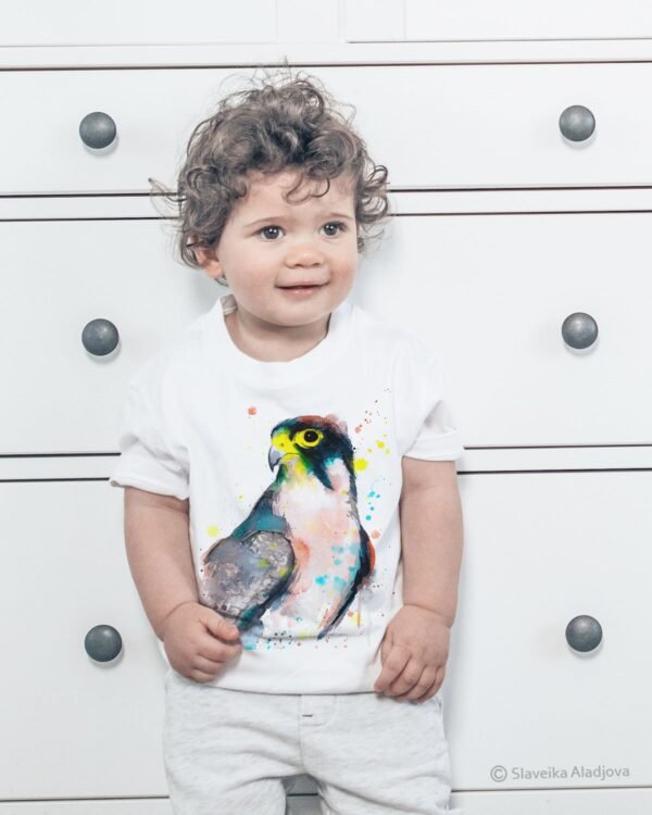 Lanner falcon art T-shirt