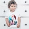 Lesser flamingo art T-shirt