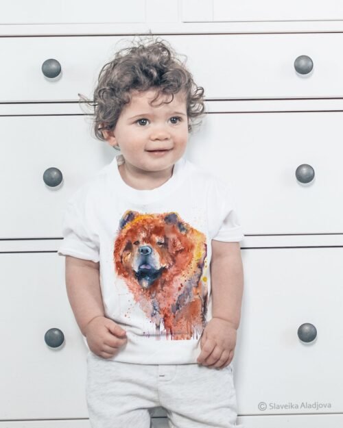 Chow Chow dog art T-shirt