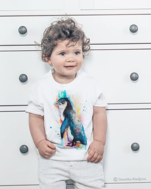 Little Blue Penguin art T-shirt