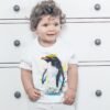 Macaroni penguin art T-shirt