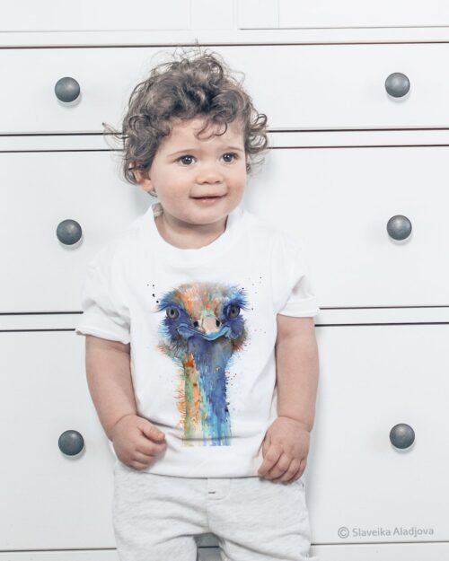 Ostrich art T-shirt