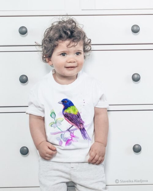 Painted-Bunting art T-shirt