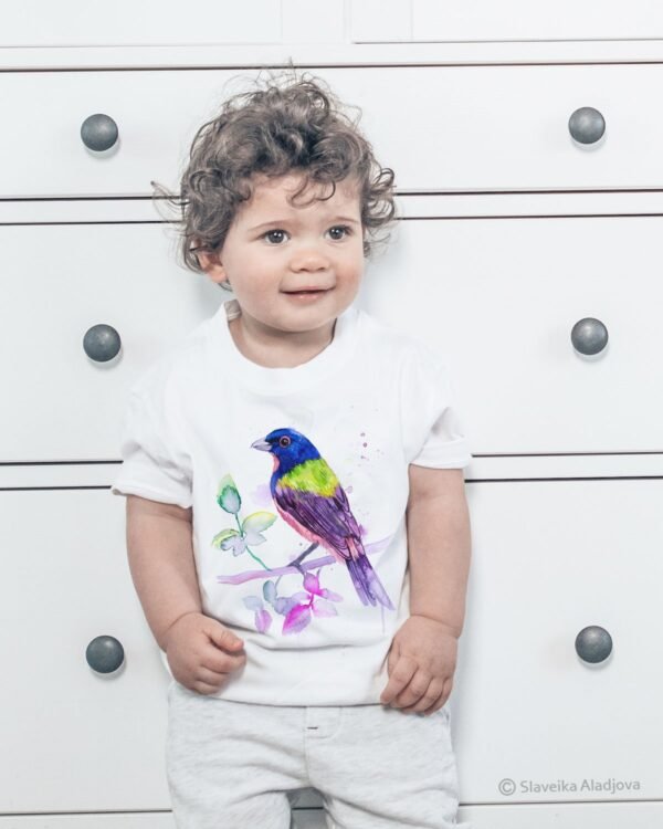 Painted-Bunting art T-shirt