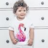 Pink Flamingo art T-shirt
