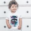 Raccoon art T-shirt