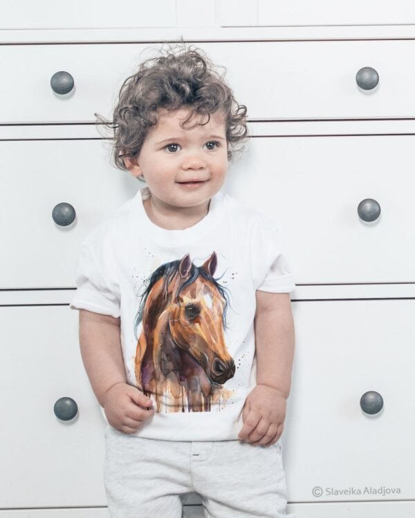 Thoroughbred Horse art T-shirt