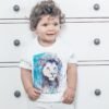 Blue Lion art T-shirt