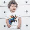 Moose art T-shirt