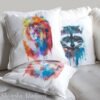 Lion art Pillow case