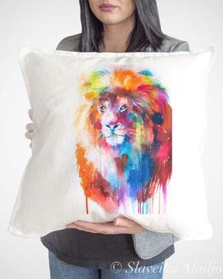 Lion art Pillow case