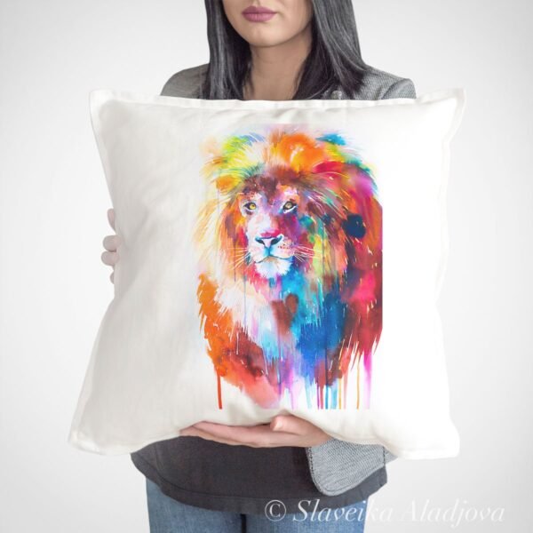 Lion art Pillow case