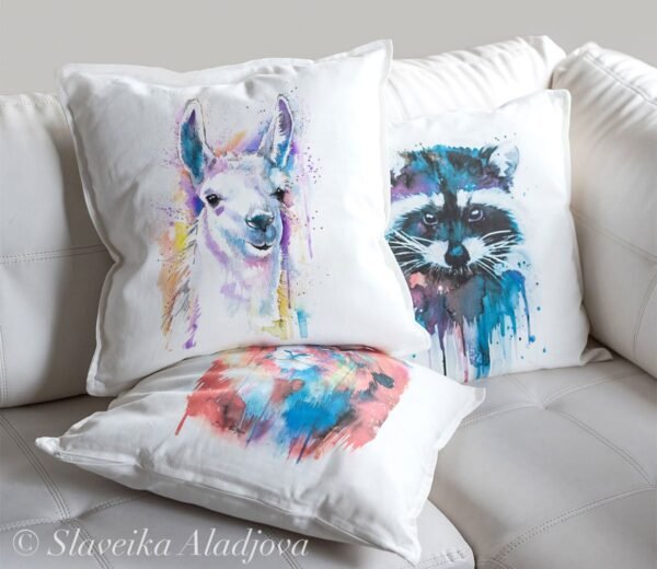 Llama art Pillow case
