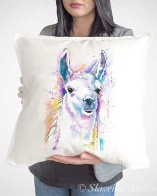 Llama art Pillow case