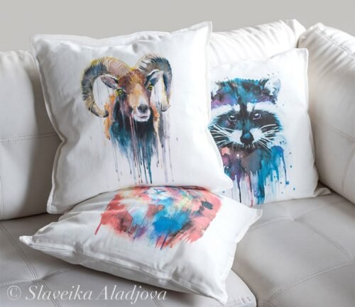 Mouflon art Pillow case