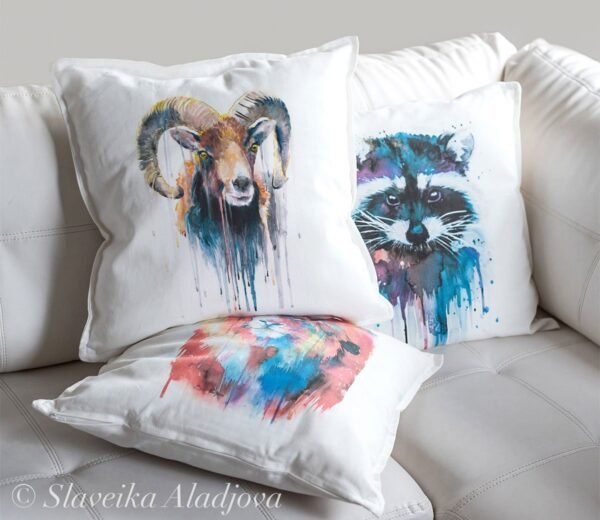 Mouflon art Pillow case