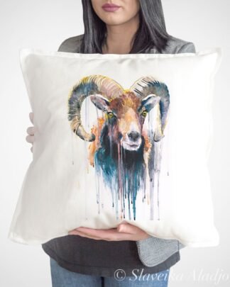 Mouflon art Pillow case