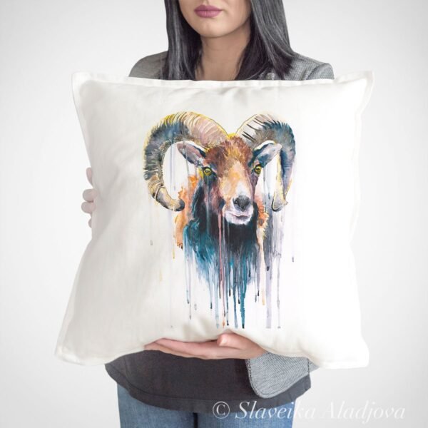 Mouflon art Pillow case