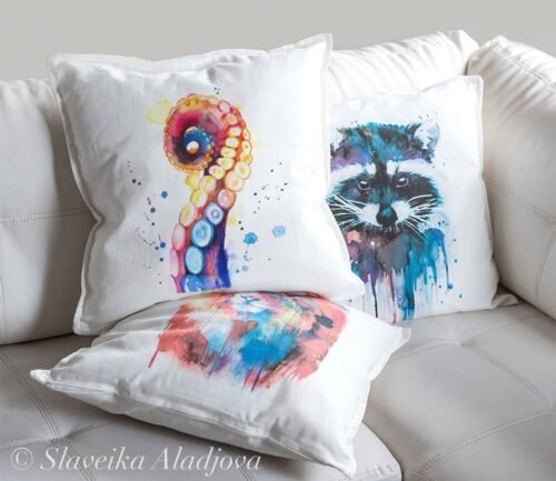 Octopus Tentacle art Pillow case