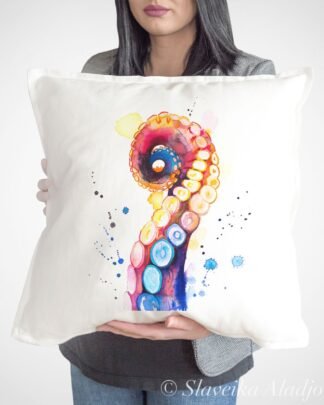 Octopus Tentacle art Pillow case