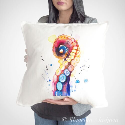 Octopus Tentacle art Pillow case