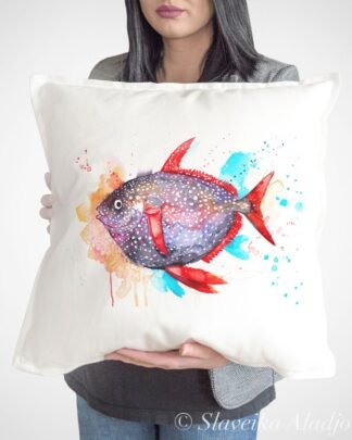 Opah Moonfish Sunfish art Pillow case