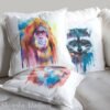 Orangutan art Pillow case1 Orangutan art Pillow case