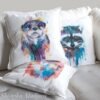 Otter art Pillow case1 Otter art Pillow case