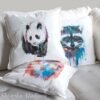 Panda art Pillow case1 Panda art Pillow case
