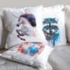 Pink Unicorn art Pillow case1 Pink Unicorn art Pillow case