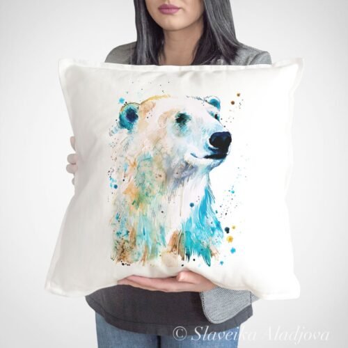Polar bear Pillow case